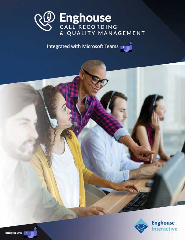 Broschyromslag för samtalsregistrering