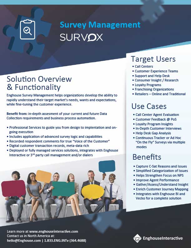 Survox brochure cover