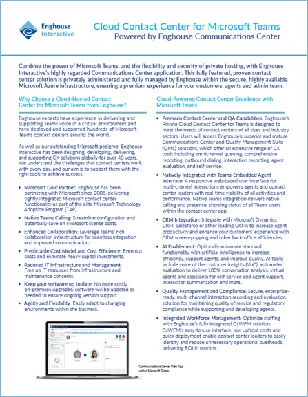 Flexible, proven, secure and fully managed